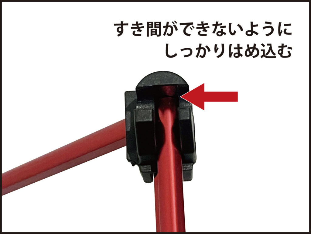 iNeiboアウトドアテーブル組み立て方法：注意点