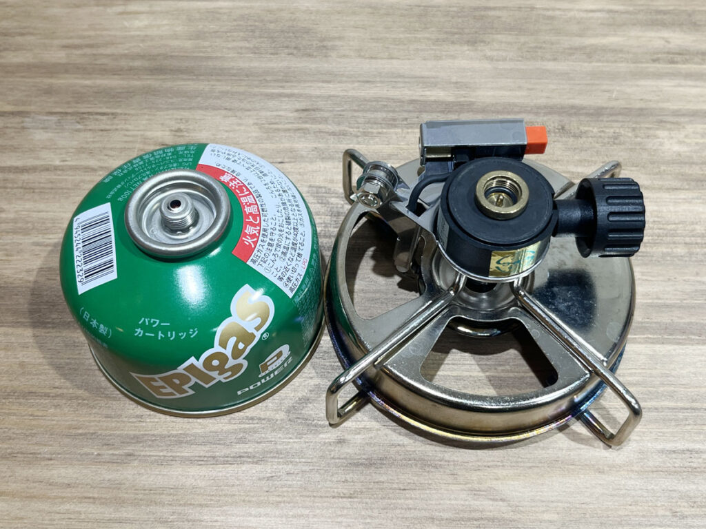 OD缶と専用ガスバーナー