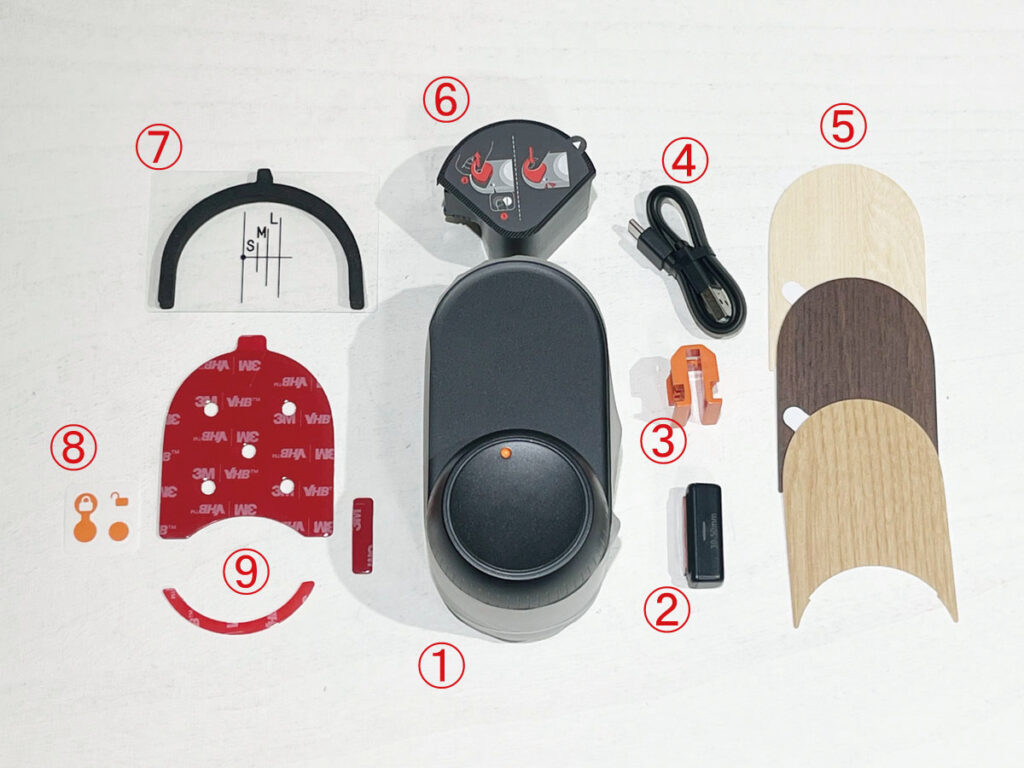 SwitchBotロックUltraの付属品