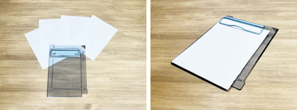 ヨンブンカッツの使い方:クリップでまとめてメモパッドに