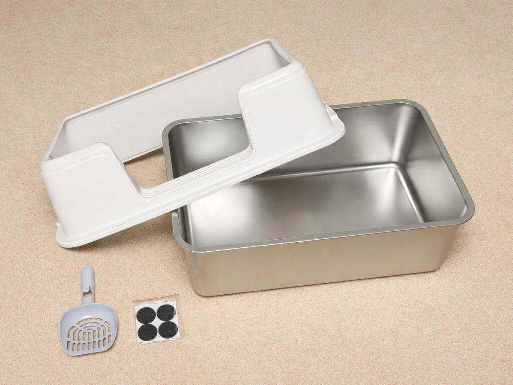 ステンレス製猫トイレ